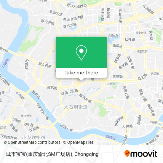 城市宝宝(重庆渝北SM广场店) map