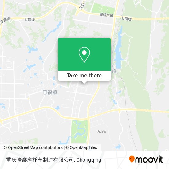 重庆隆鑫摩托车制造有限公司 map