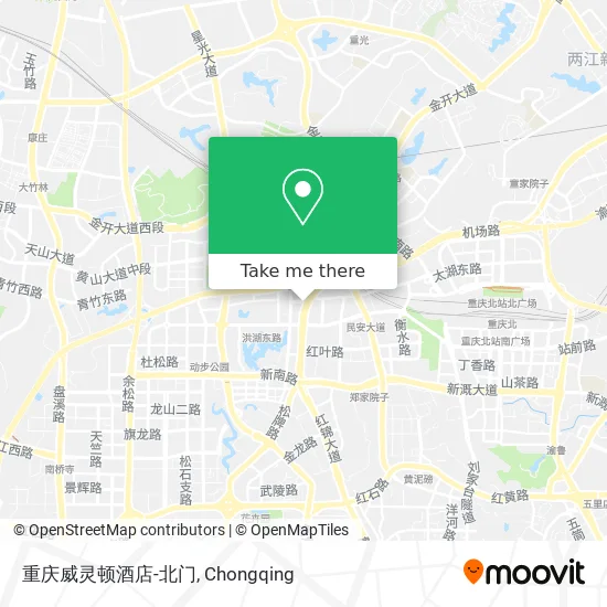 重庆威灵顿酒店-北门 map