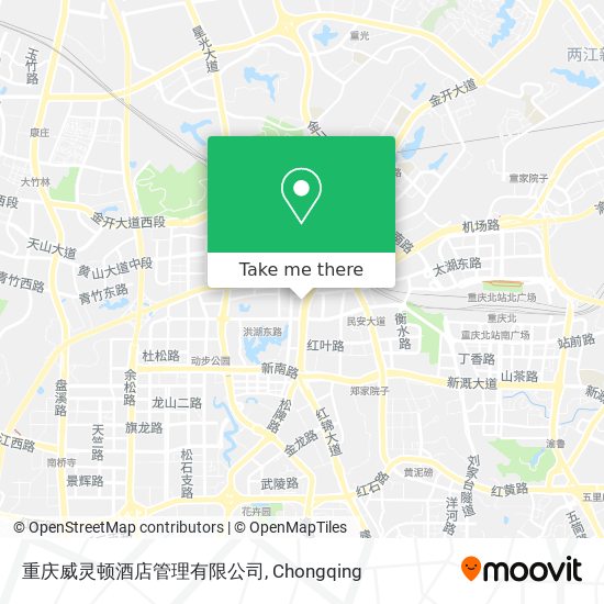 重庆威灵顿酒店管理有限公司 map