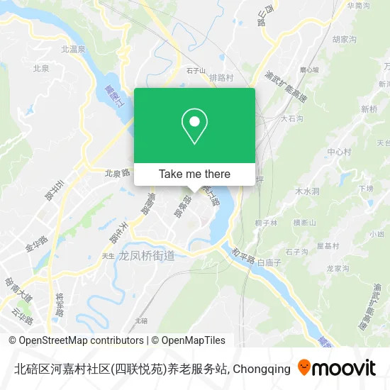 北碚区河嘉村社区(四联悦苑)养老服务站 map