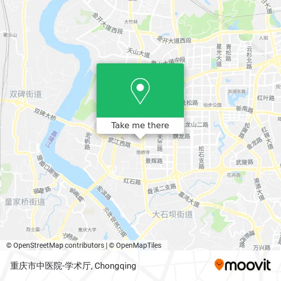 重庆市中医院-学术厅 map