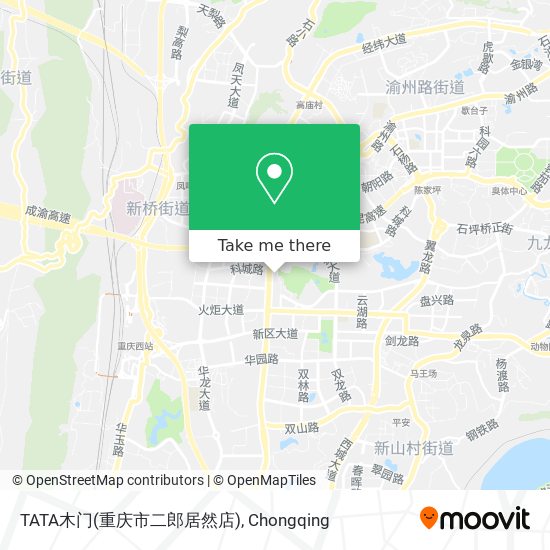 TATA木门(重庆市二郎居然店) map