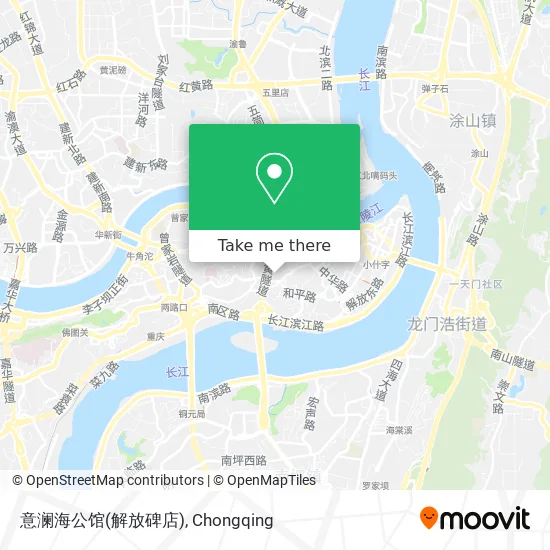 意澜海公馆(解放碑店) map