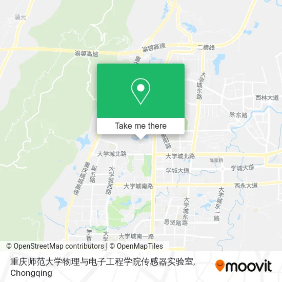 重庆师范大学物理与电子工程学院传感器实验室 map