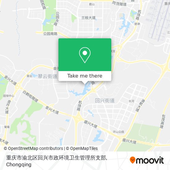 重庆市渝北区回兴市政环境卫生管理所支部 map