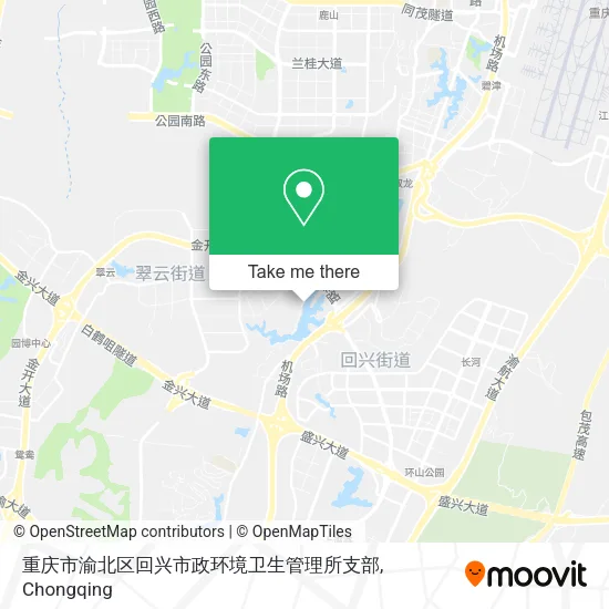 重庆市渝北区回兴市政环境卫生管理所支部 map