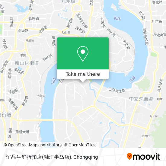 谊品生鲜折扣店(融汇半岛店) map