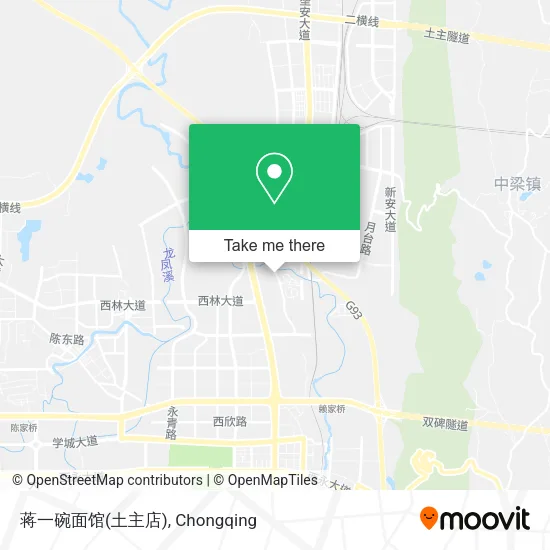 蒋一碗面馆(土主店) map