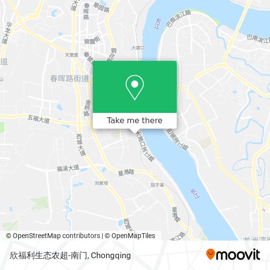 欣福利生态农超-南门 map