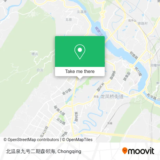 北温泉九号二期森邻海 map