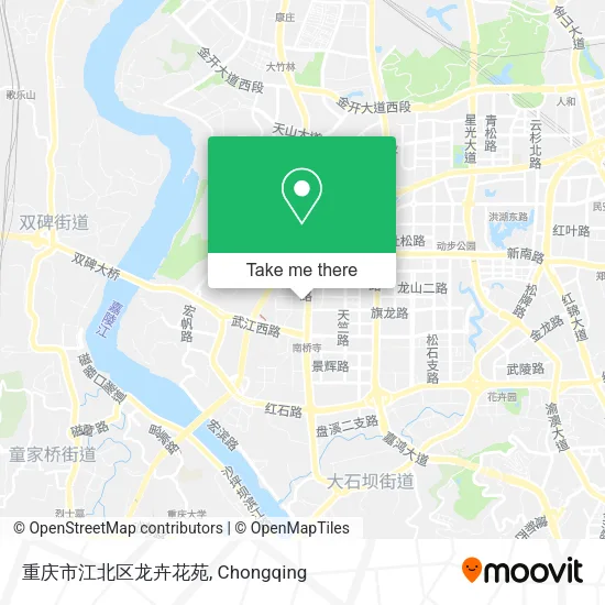 重庆市江北区龙卉花苑 map