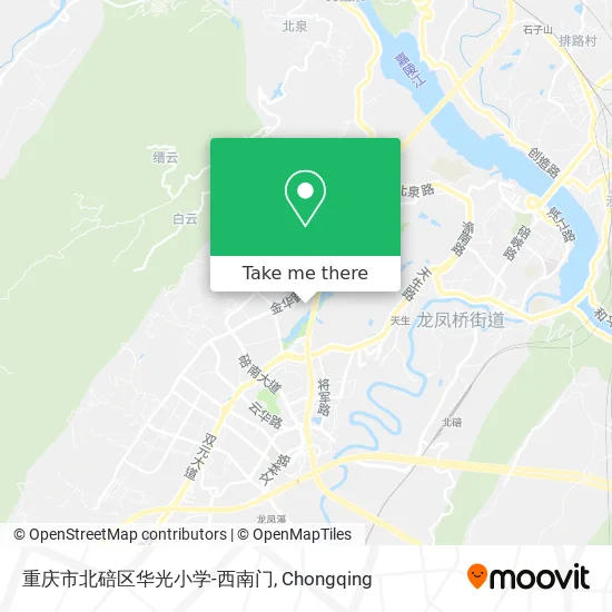 重庆市北碚区华光小学-西南门 map