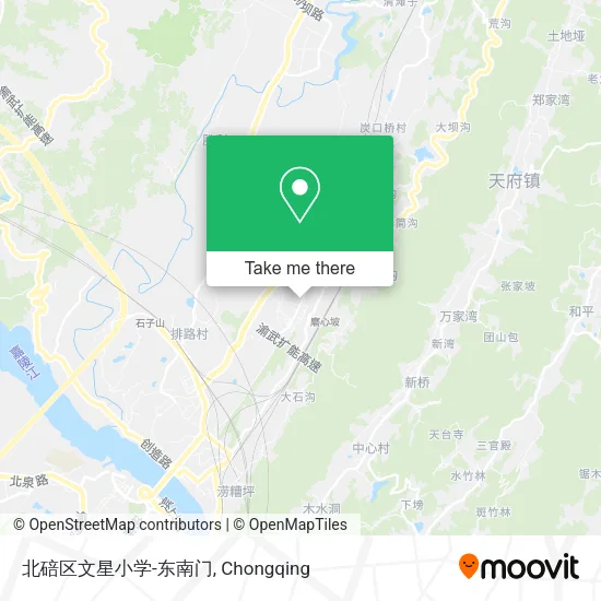 北碚区文星小学-东南门 map