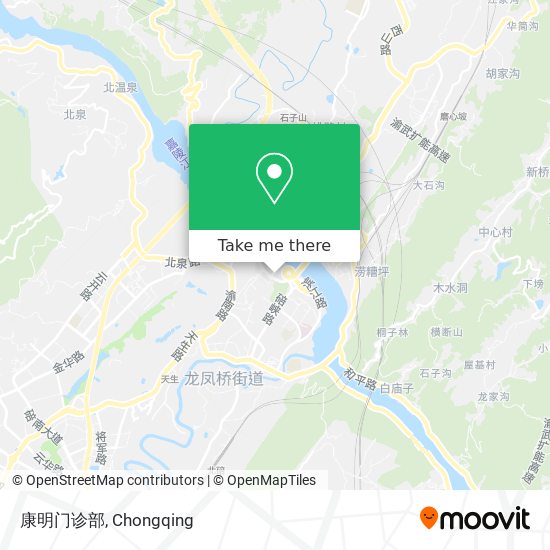 康明门诊部 map
