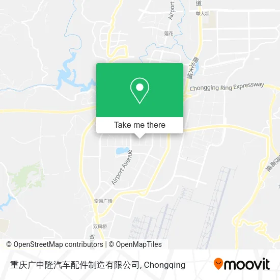 重庆广申隆汽车配件制造有限公司 map