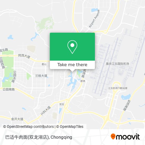 巴适牛肉面(双龙湖店) map