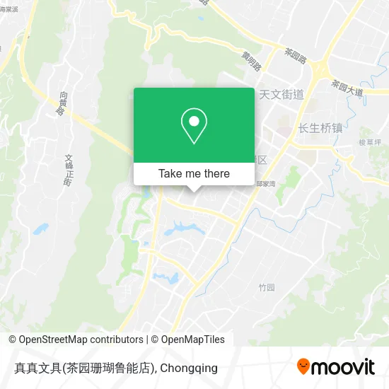 真真文具(茶园珊瑚鲁能店) map