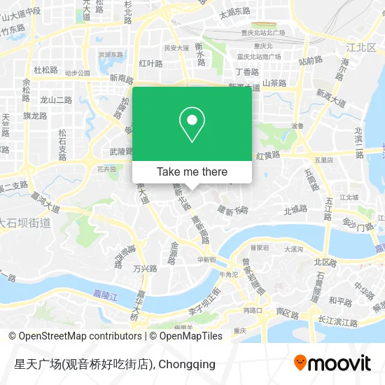 星天广场(观音桥好吃街店) map
