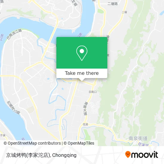 京城烤鸭(李家沱店) map