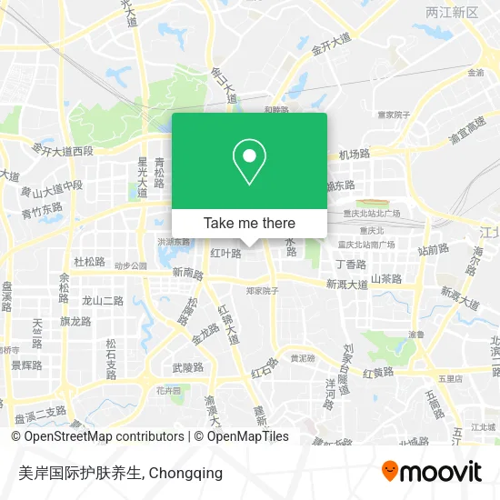 美岸国际护肤养生 map