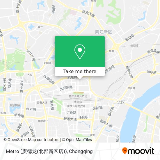 Metro (麦德龙(北部新区店)) map