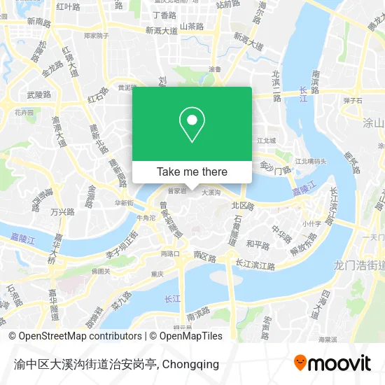 渝中区大溪沟街道治安岗亭 map