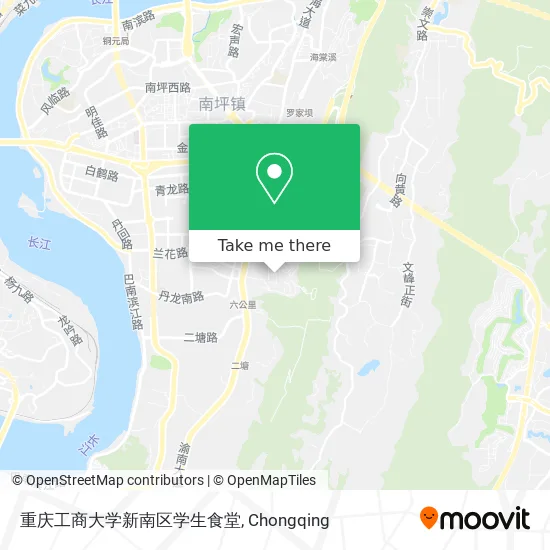 重庆工商大学新南区学生食堂 map