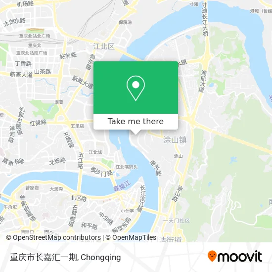 重庆市长嘉汇一期 map