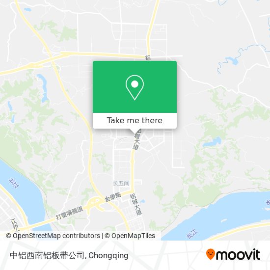 中铝西南铝板带公司 map