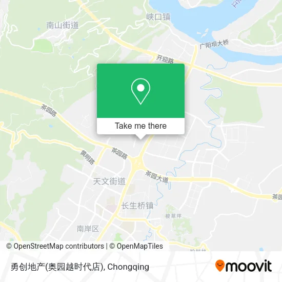 勇创地产(奥园越时代店) map