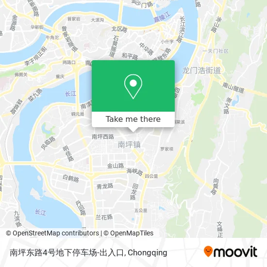南坪东路4号地下停车场-出入口 map