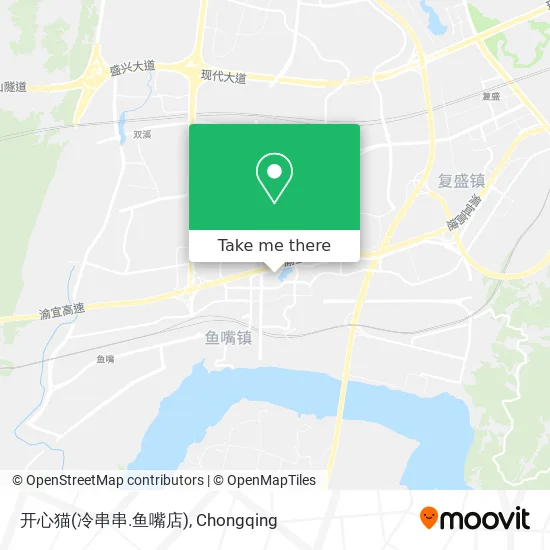 开心猫(冷串串.鱼嘴店) map