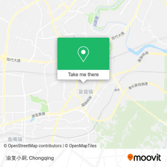渝复小厨 map