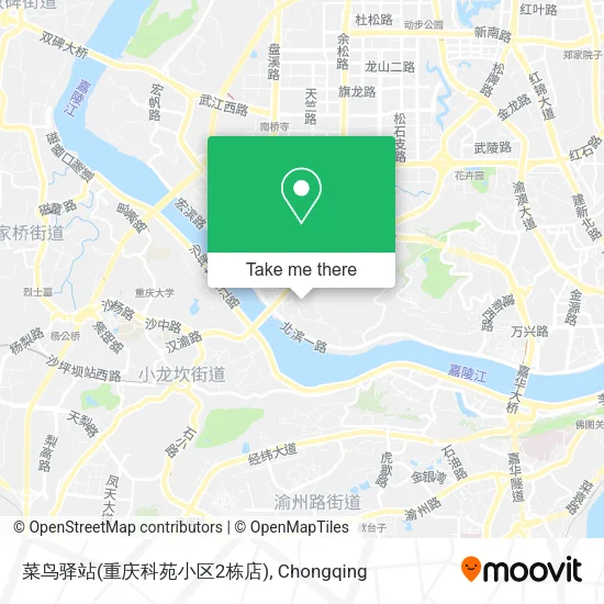 菜鸟驿站(重庆科苑小区2栋店) map