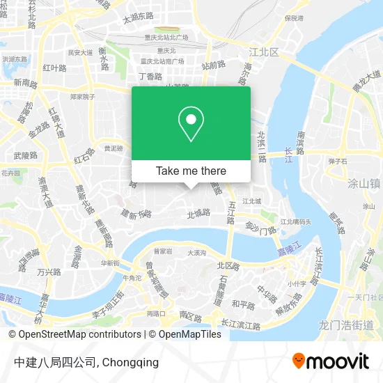 中建八局四公司 map