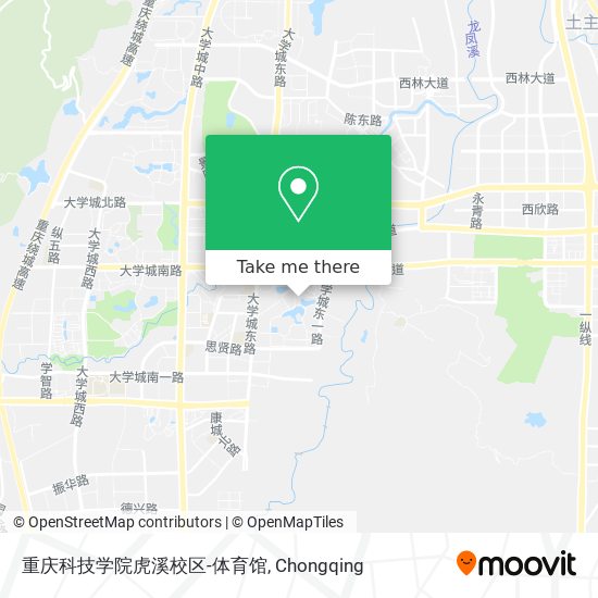 重庆科技学院虎溪校区-体育馆 map
