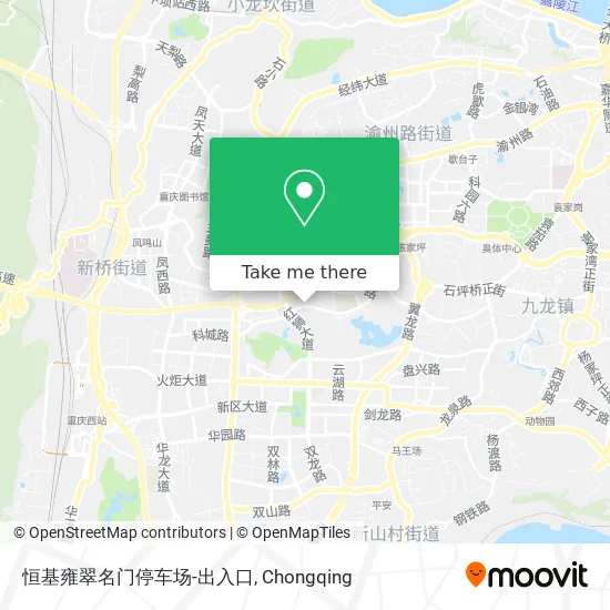 恒基雍翠名门停车场-出入口 map
