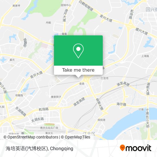 海培英语(汽博校区) map