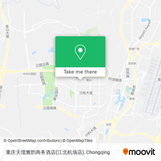 重庆天儒雅韵商务酒店(江北机场店) map