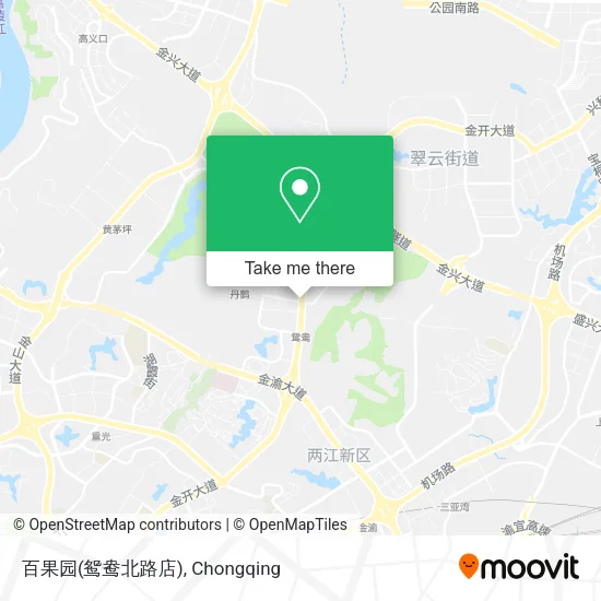 百果园(鸳鸯北路店) map