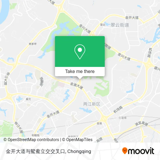 金开大道与鸳鸯立交交叉口 map