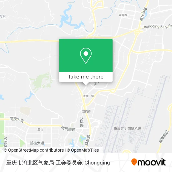 重庆市渝北区气象局-工会委员会 map