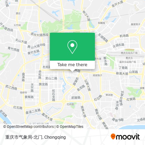 重庆市气象局-北门 map
