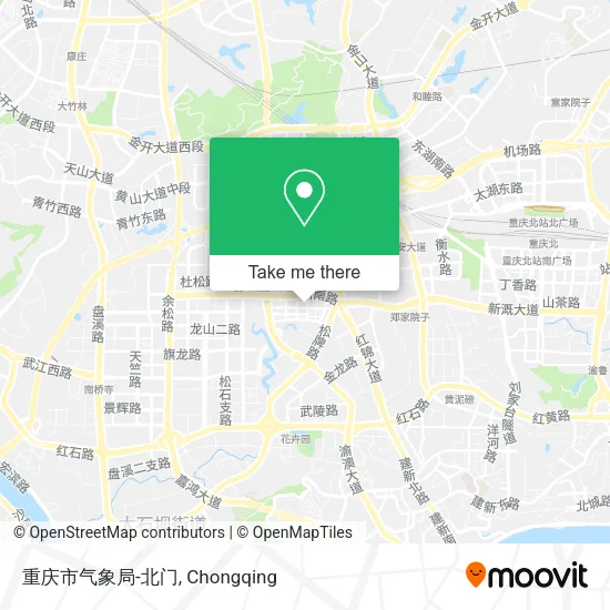 重庆市气象局-北门 map