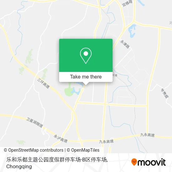 乐和乐都主题公园度假群停车场-B区停车场 map