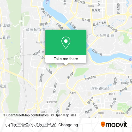 小门坎三合鱼(小龙坎正街店) map