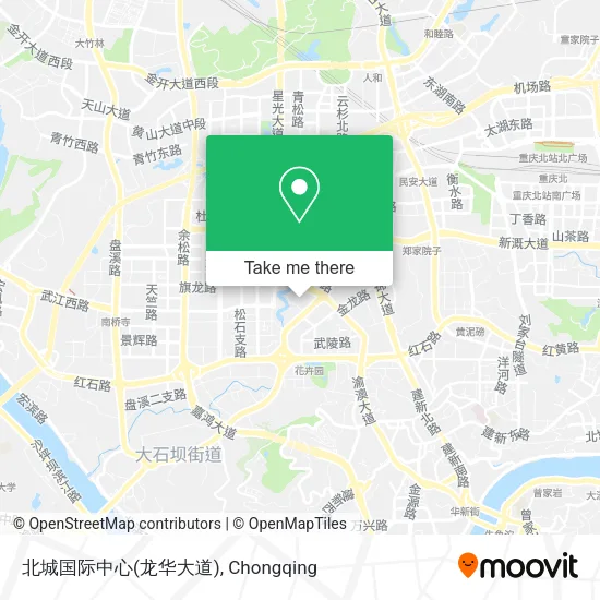 北城国际中心(龙华大道) map