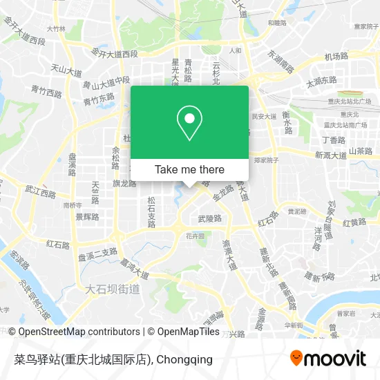 菜鸟驿站(重庆北城国际店) map