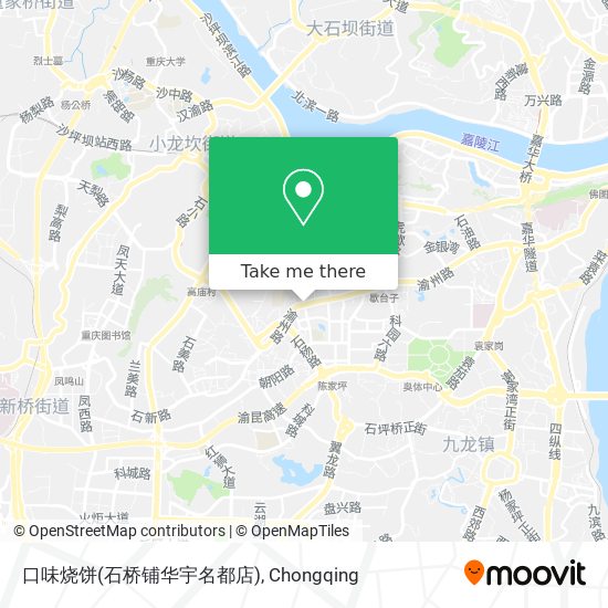 口味烧饼(石桥铺华宇名都店) map